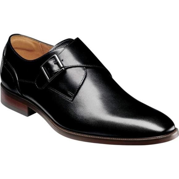 Florsheim Sorrento Plain Toe Single Monk Strap Mens Slip On For Men main image 4